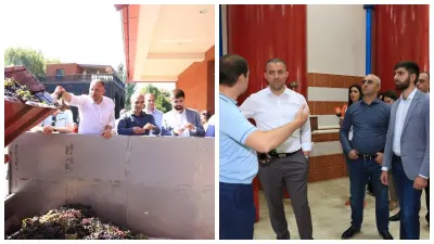 Վահան Քերոբյանը Արարատի մարզում հետևել է խաղողի մթերմանը՝ քննարկելով  խնդիրները
