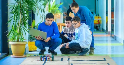 Դպրոցականները մրցել են ռոբոտաշինության ոլորտում