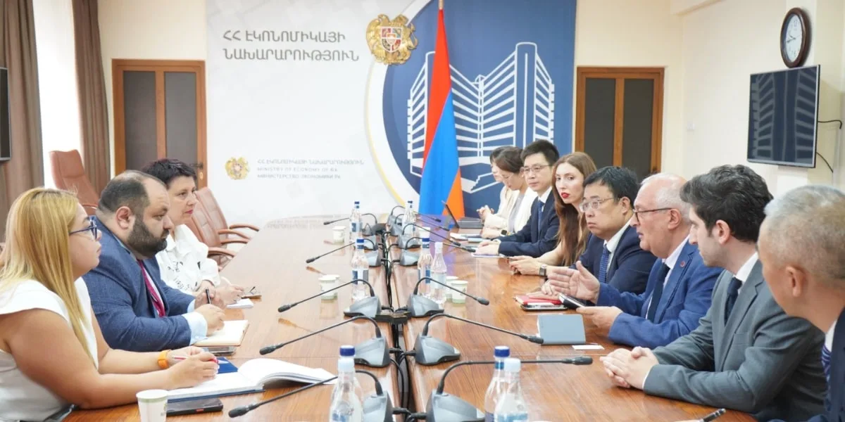 ՀՀ էկոնոմիկայի նախարարությունը հյուրընկալել է Շանհայի բիզնես կառույցների ղեկավարներին