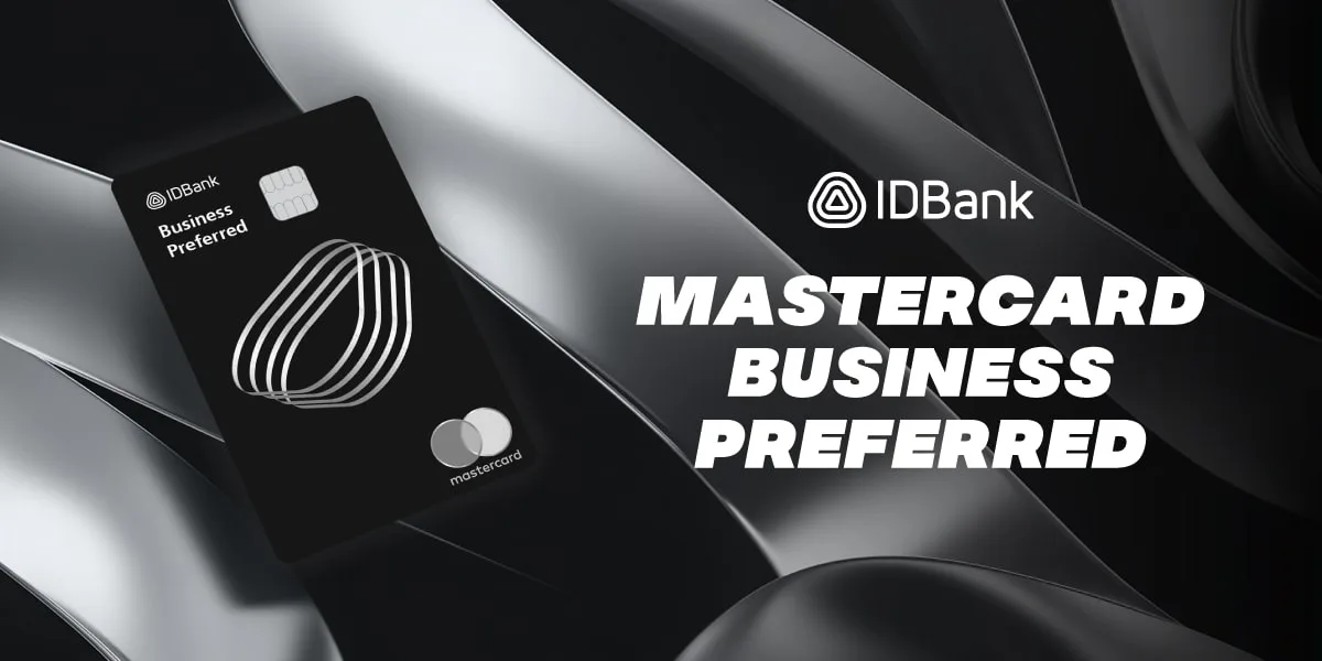 IDBank's new premium business card – Mastercard Business Preferred