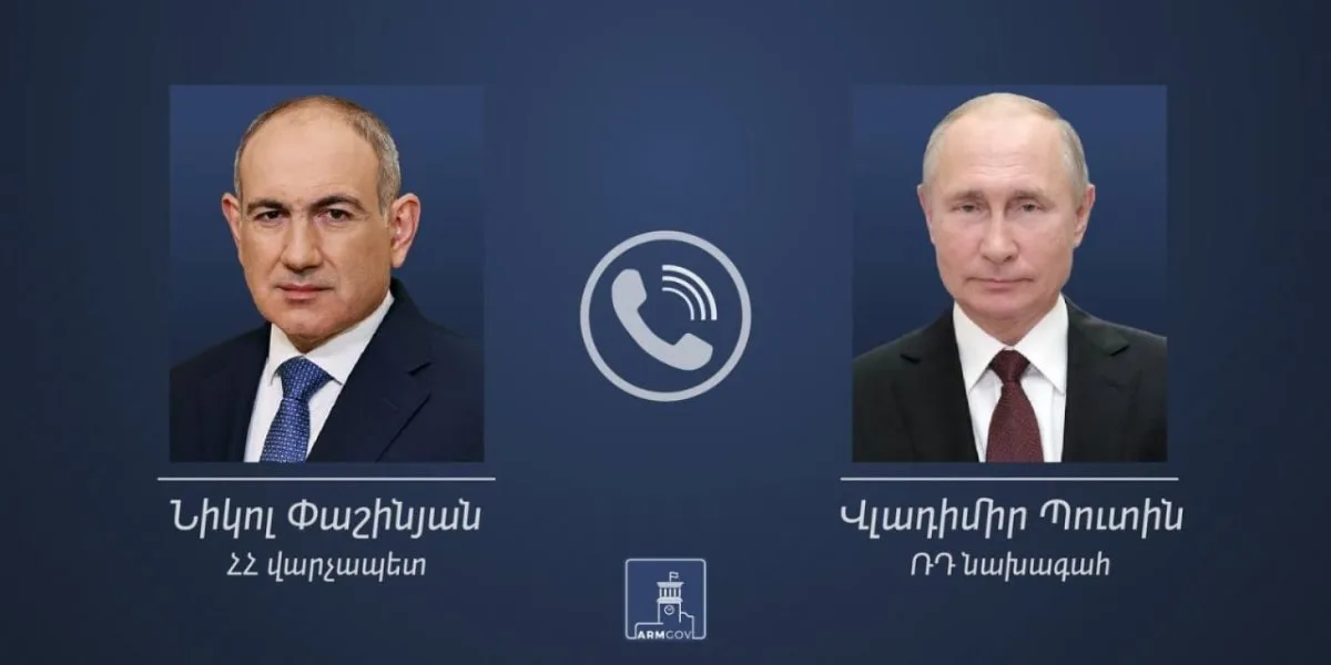 Փաշինյանը Պուտինին է ներկայացրել Վաշինգտոնում տեղի ունեցած բանակցությունների արդյունքները