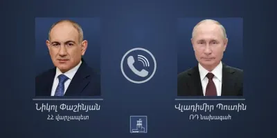 Փաշինյանը Պուտինին է ներկայացրել Վաշինգտոնում տեղի ունեցած բանակցությունների արդյունքները