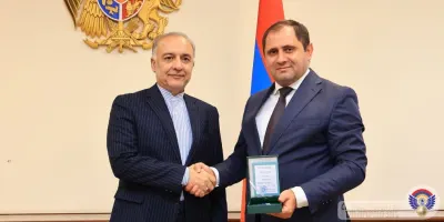Պապիկյանն ընդունել է Իրանի դեսպանին՝ ՀՀ-ում նրա դիվանագիտական առաքելության ավարտի կապակցությամբ