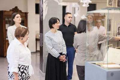 Թումանյանի թանգարանը ժամանակավորապես գործում է «Հրանտ Մաթևոսյան» մշակութային կենտրոնում․ Անդրեասյանը ծանոթացել է կրթական ծրագրերին