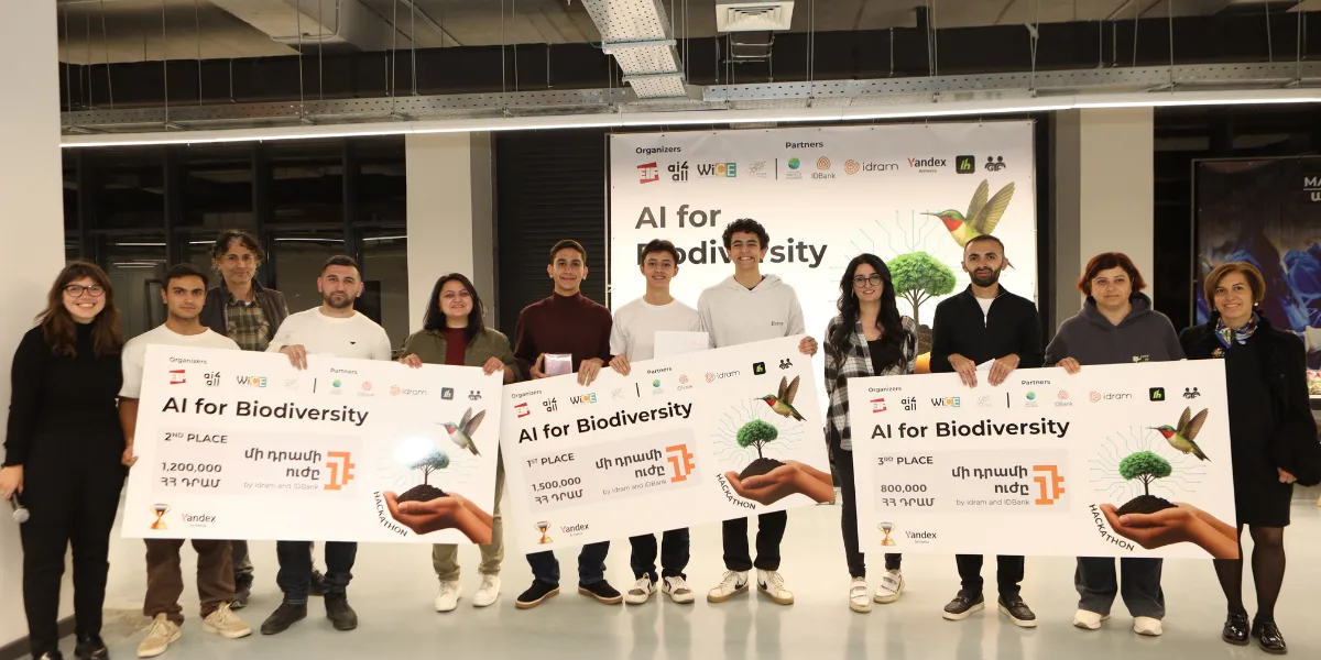 “The Power of One Dram” as the Main Supporter of the National Hackathon AI4Biodiversity: AI Solutions for Nature
