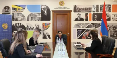 ԿԳՄՍ նախարարն ընդունել է Լոնդոնի համալսարանական քոլեջի՝ «Ակադեմիական քաղաք» ծրագրի շրջանակում Հայաստան այցելած պատվիրակությանը