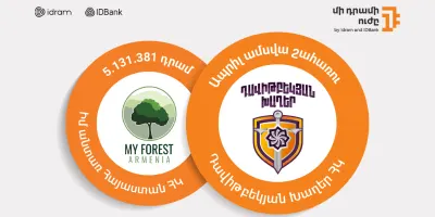 Մի դրամի ուժի ապրիլ ամսվա շահառուն Դավիթբեկյան խաղեր ՀԿ-ն է