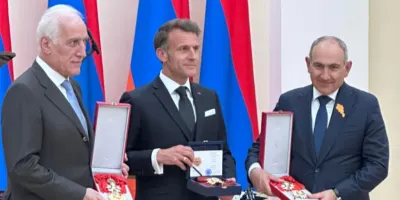 Էմանուել Մակրոնը պարգևատրվել է ՀՀ փառքի շքանշանով
