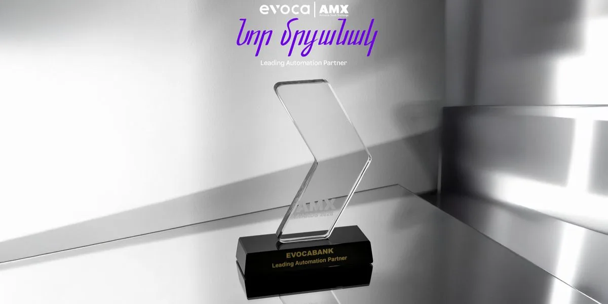 Evocabank-ը՝ AMX AWARDS 2026-ի մրցանակակիր