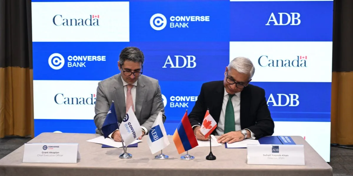 Converse Bank and ADB expand access to MSME and sustainable finance in Armenia