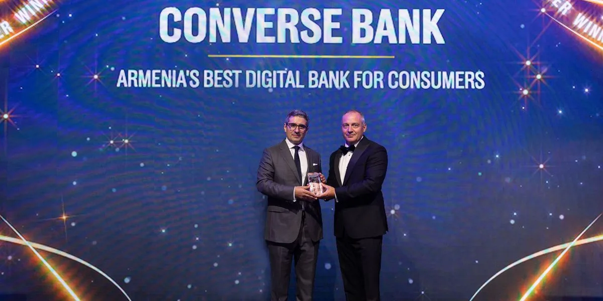 Converse Bank Named Armenia’s Best Digital Bank for Consumers by Euromoney