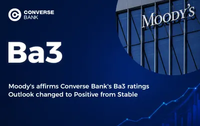 Moody's affirms Converse Bank's ratings and changes outlook to positive from stable