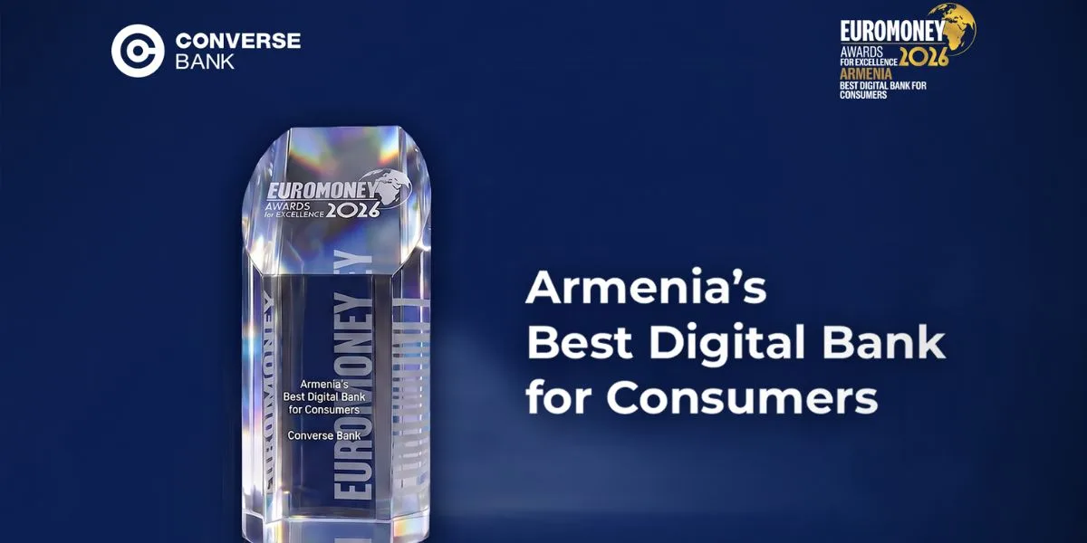 Euromoney-ին՝ Կոնվերս Բանկի թվային փոխակերպման և «Armenia’s Best Digital Bank for Consumers» մրցանակի մասին