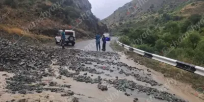 Եղեգիս-Հերմոն ավտոճանապարհին տեղի է ունեցել քարաթափում․ ճանապարհը դարձել է ոչ երթևեկելի