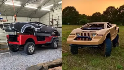 Ամերիկացի ինժեները միավորել է Jeep Wrangler-ն ու Lamborghini-ի սուպերմեքենան՝ ստեղծելով տարօրինակ ամենագնաց