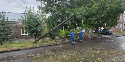 Ջրալցված նկուղներ, կոտրված ճյուղեր. Գյումրիում հորդառատ անձրևի ու քամու հետևանքները