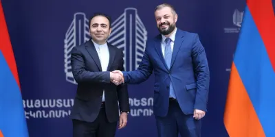 Էկոնոմիկայի նախարարն ու Իրանի դեսպանը քննարկել են հայ-իրանական տնտեսական համագործակցության զարգացման հարցեր