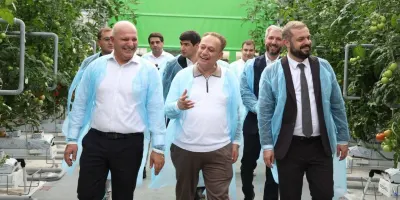 Էկոնոմիկայի նախարարը մասնակցել է Agro Prom լոլիկի գերժամանակակից ջերմոցային համալիրի պաշտոնական բացմանը