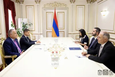 Ռուբեն Ռուբինյանը և Վասիլիս Մարագոսը քննարկել են ՀՀ-ԵՄ հարաբերությունների խորացմանը վերաբերող հարցեր
