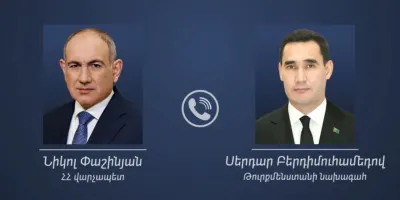 Փաշինյանը Թուրքմենստանի նախագահին հրավիրել է Հայաստան՝ մասնակցելու COP 17-ի շրջանակներում կայանալիք Առաջնորդների գագաթնաժողովին