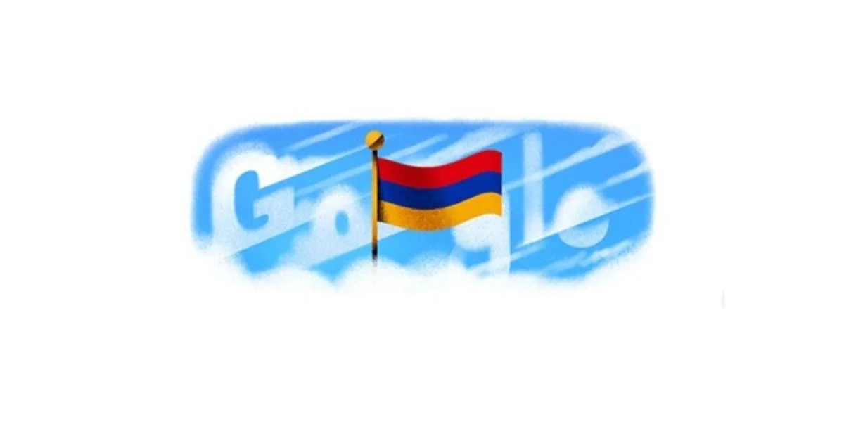 Google-ի գլխավոր էջում  այսօր Հայաստանի դրոշն է