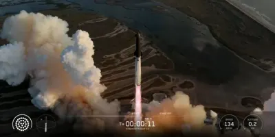 SpaceX ընկերության Starship տիեզերանավը պшյթել է ջրի վրա վայրէջք կատարելիս