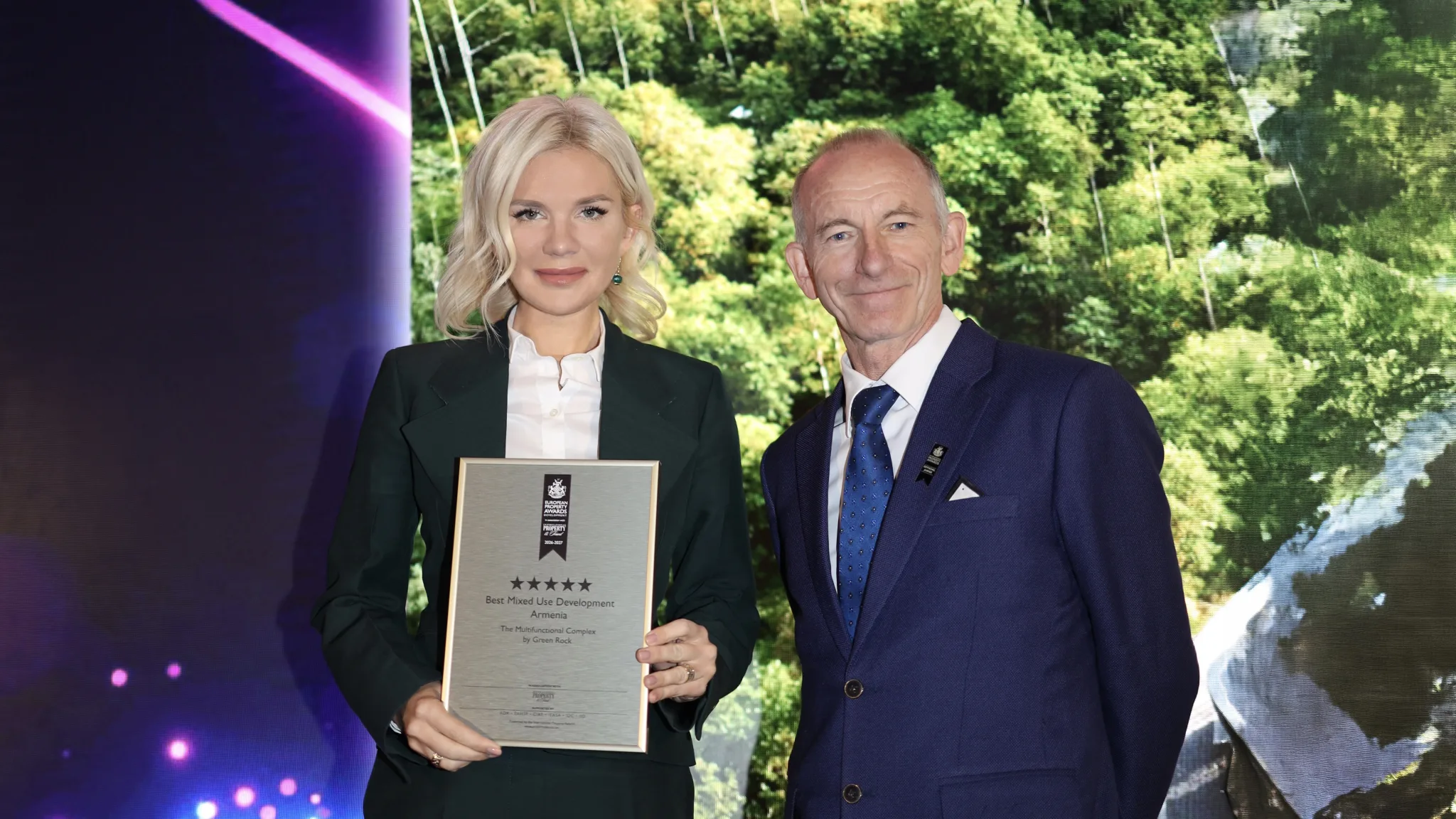 Мультфункциональный комплекс Green Rock в Дилижане получил награду Five Star премии International Property Awards